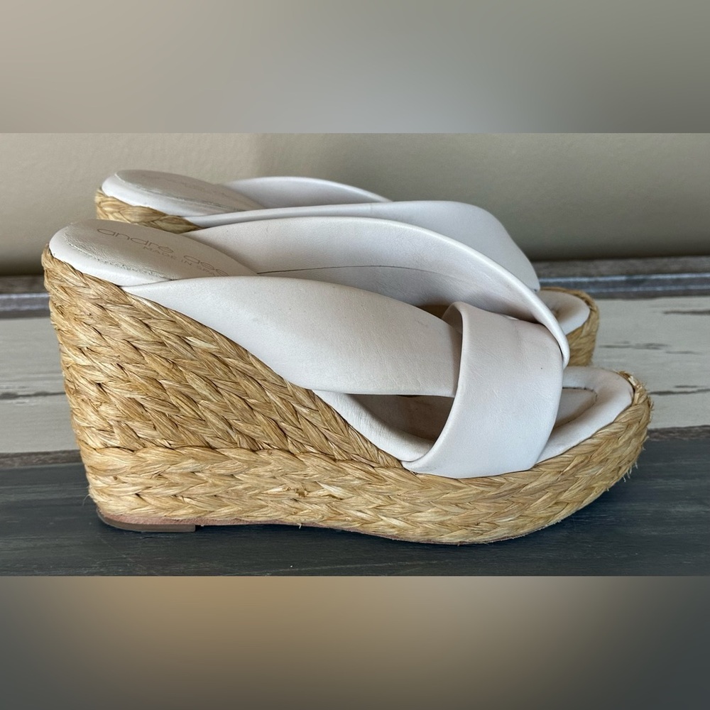 Andre Assous Women's Espadrille Wedge Sandals - Size‎ 7